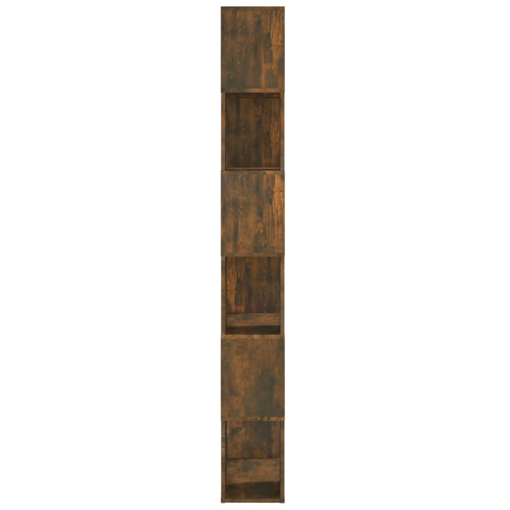 Book Cabinet/Room Divider Smoked Oak 60x24x186 cm